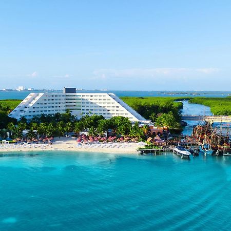 Grand Oasis Palm Hotel Cancún Kültér fotó Aerial view of the resort